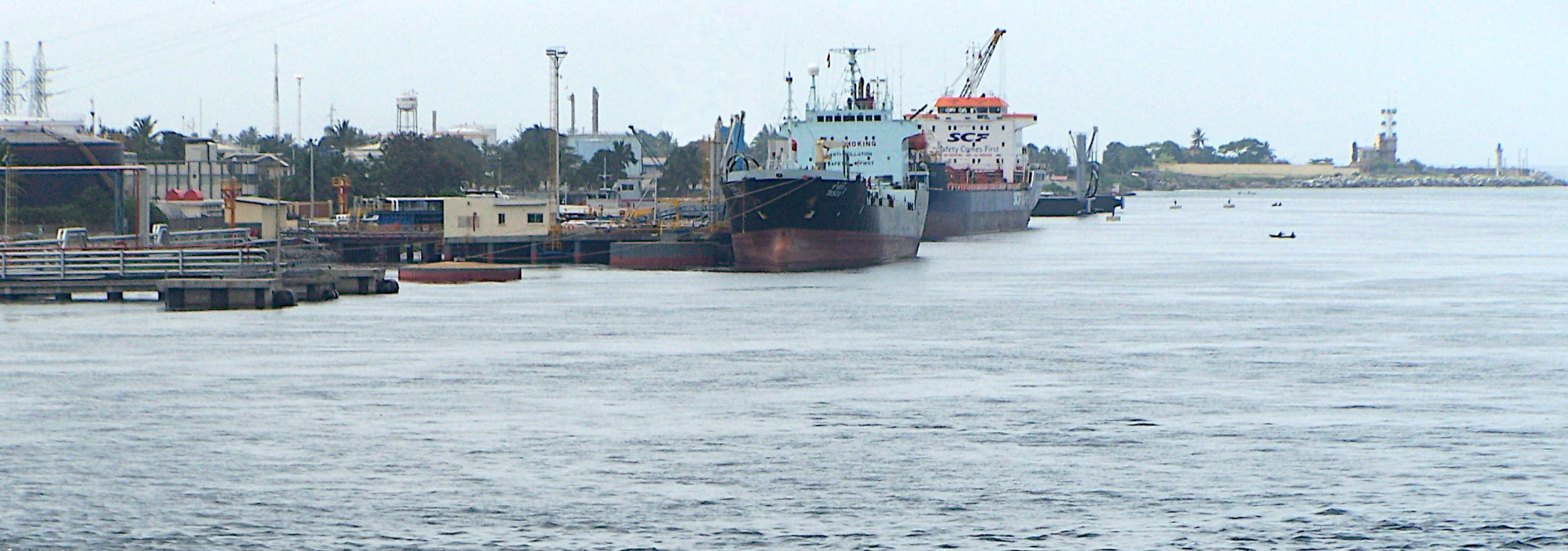 View of Abidjan Port